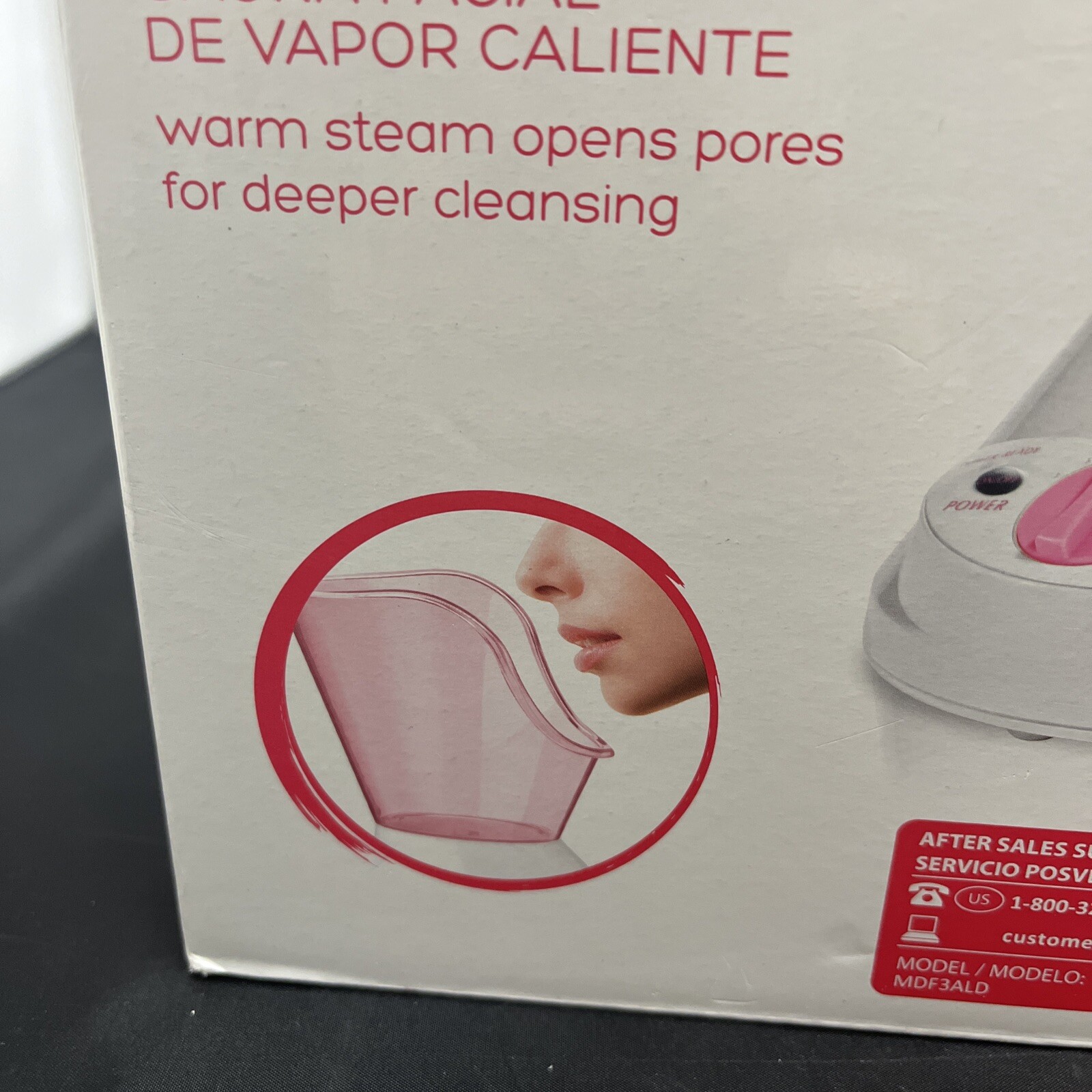 Visage Pro style Sauna Facial Pink And White New In Box