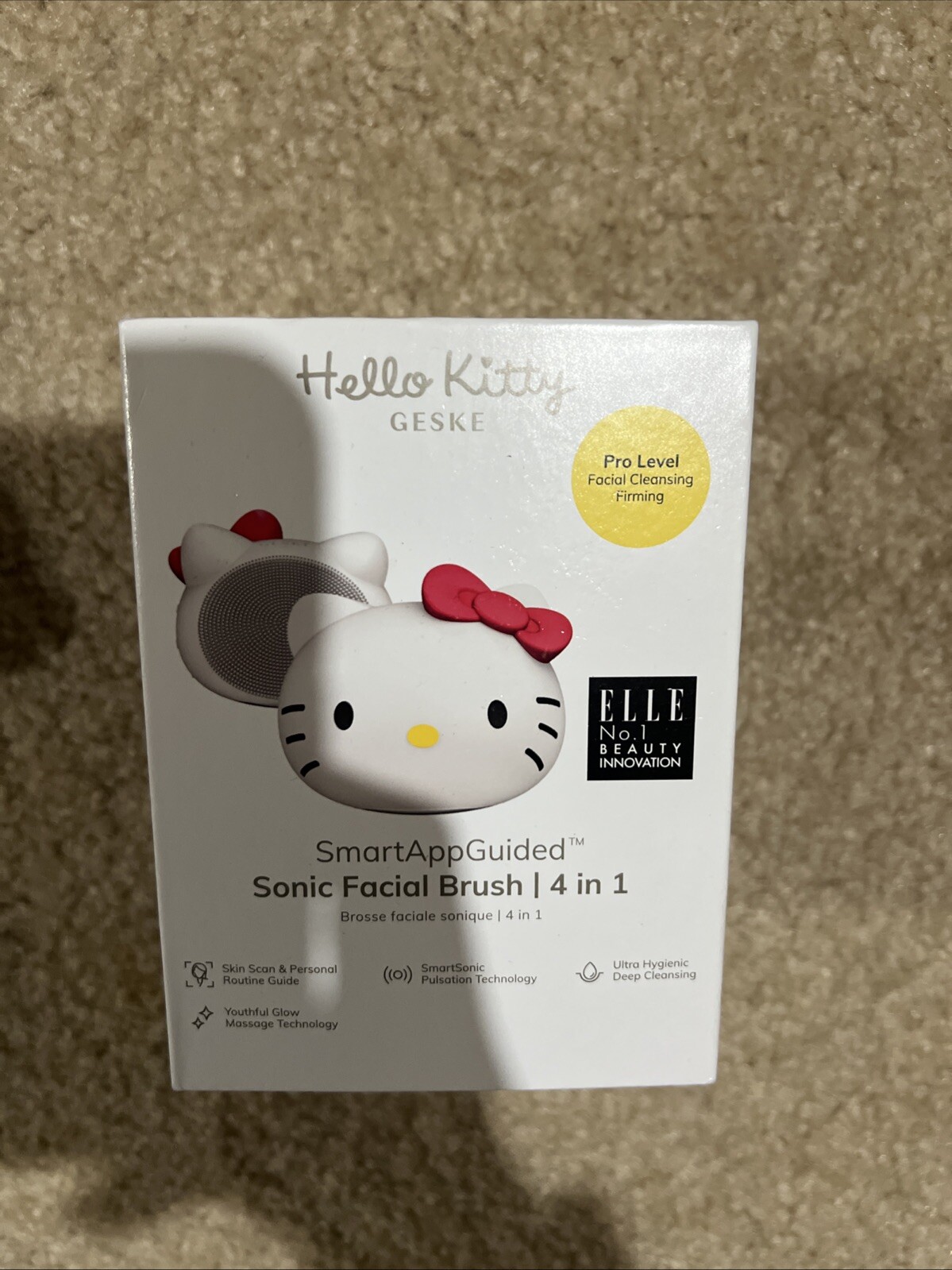 GESKE x Hello Kitty Sonic Facial Brush 4 in 1 | Electric Facial Cleansing Brush
