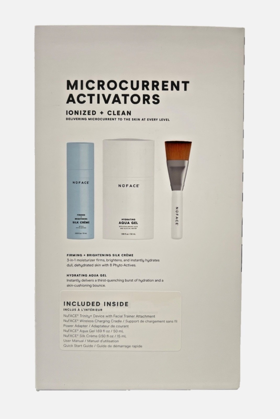 NuFACE Trinity+ Facial Toning Firming Lifting Device Kit w Super Peptide Booster