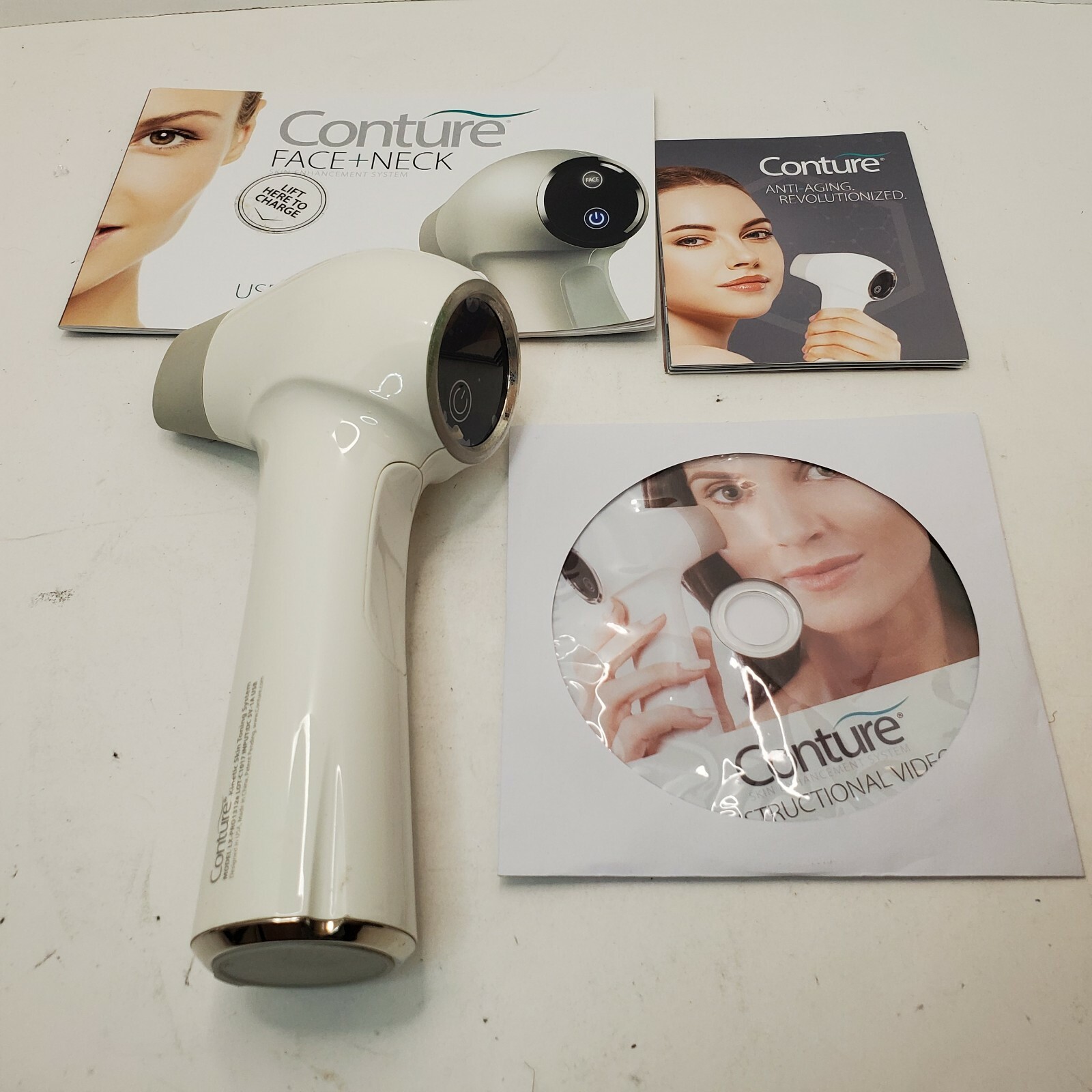 Conture Kinetic Face Neck Skin Toning Enhancement System NO POWER CORD UNTESTED