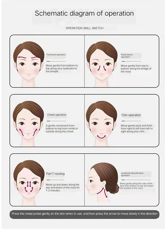 LED Photon Facial Lifting Massager Skin Tightening Rejuvenation Beauty Machine