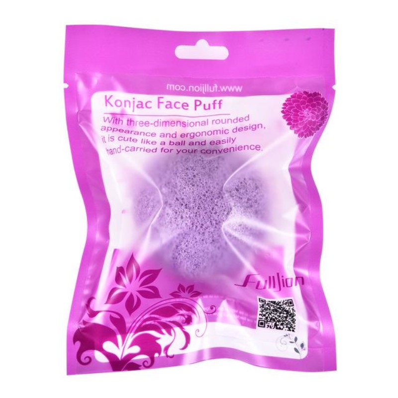 Konjac Facial Cleansing Sponge Natural Exfoliating Face Wash Puff Deep Pore Clea