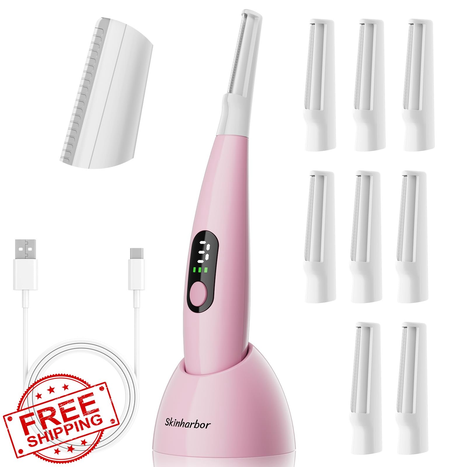 Skinharbor sonic dermaplane razor women face