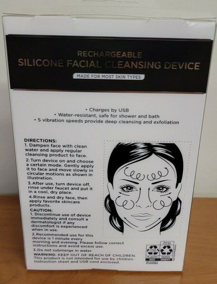 Equate Beauty Rechargeable Silicone Facial Cleansing Device