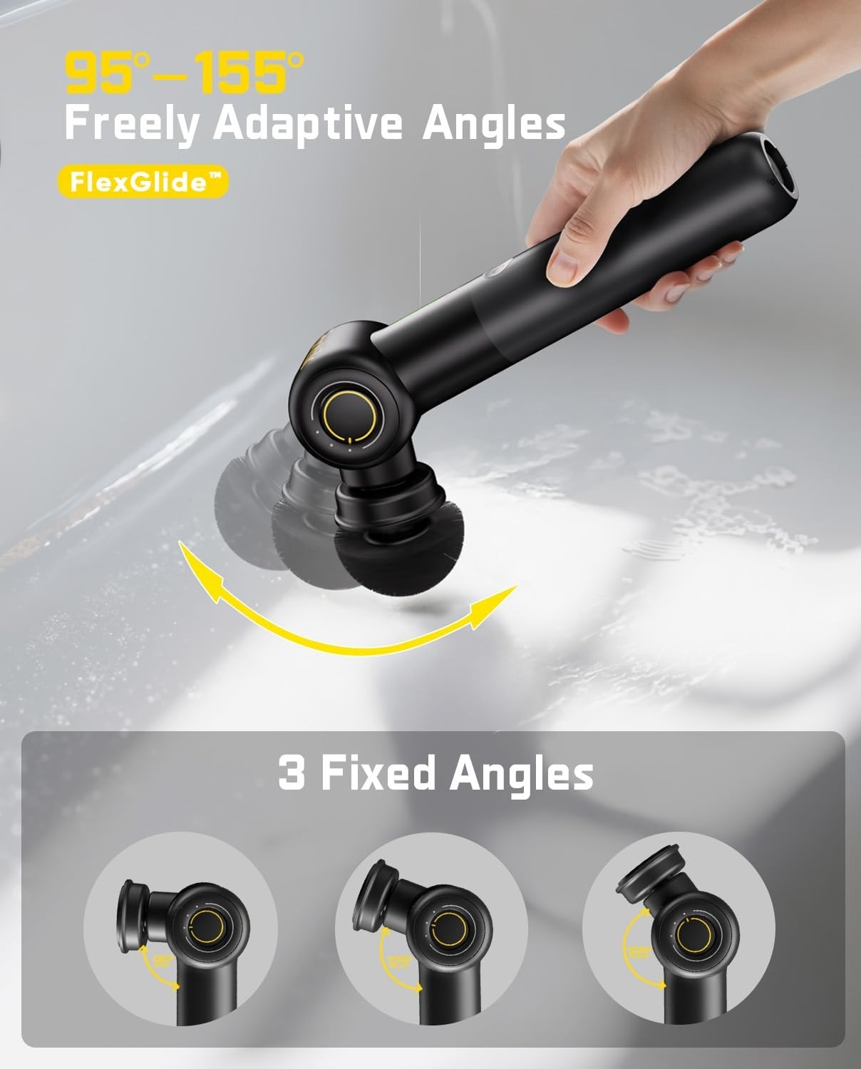 Dual Speed Cleaner 6 Brush Heads Type C Charge