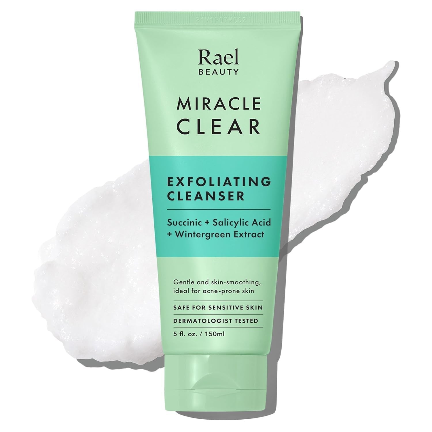 Rael Miracle Clear Facial Cleanser – Makeup 5 Fl Oz (Pack of 1), No Color