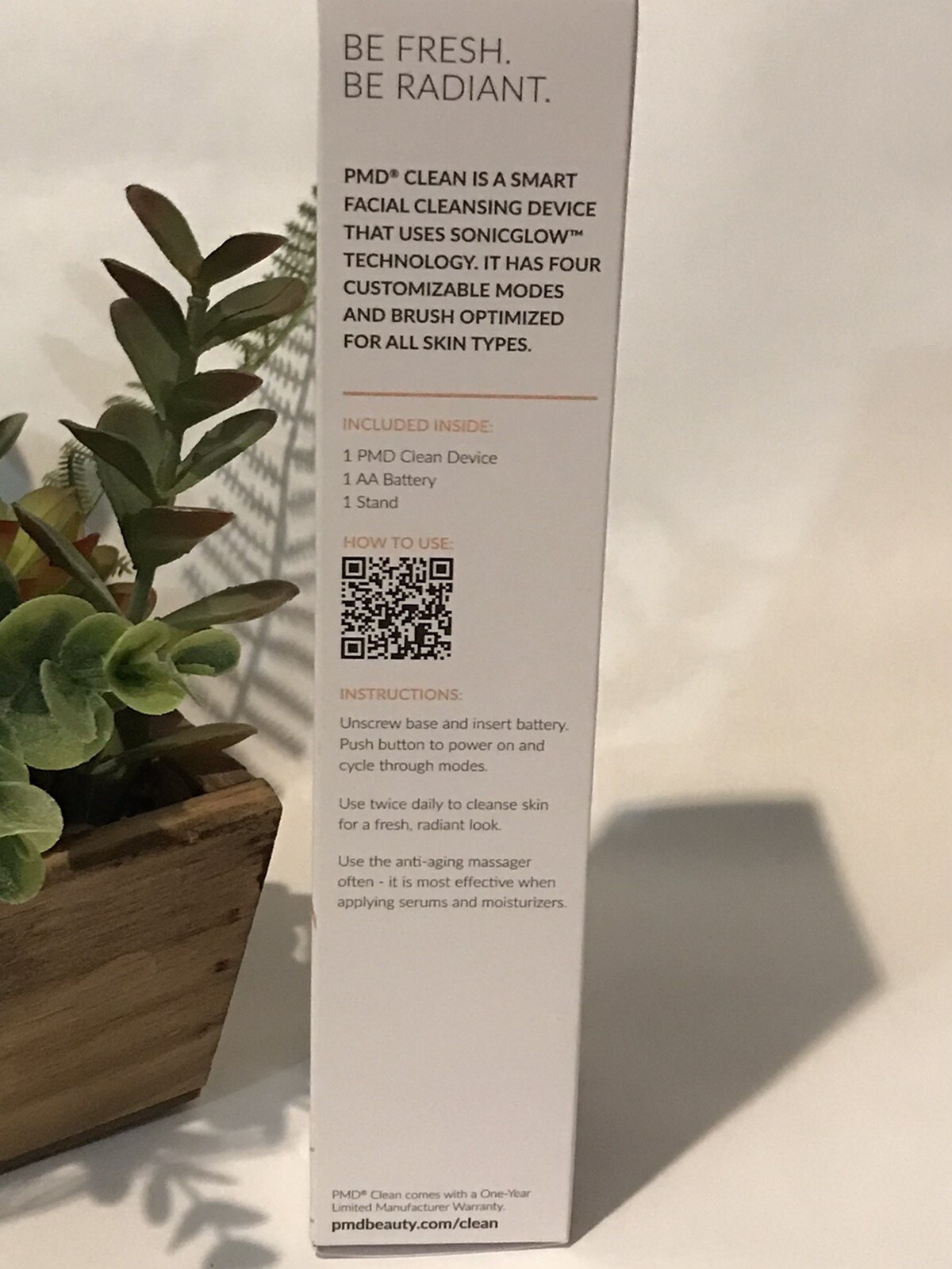 NEW PMD Beauty Clean Smart Facial Cleansing Device in Warmth