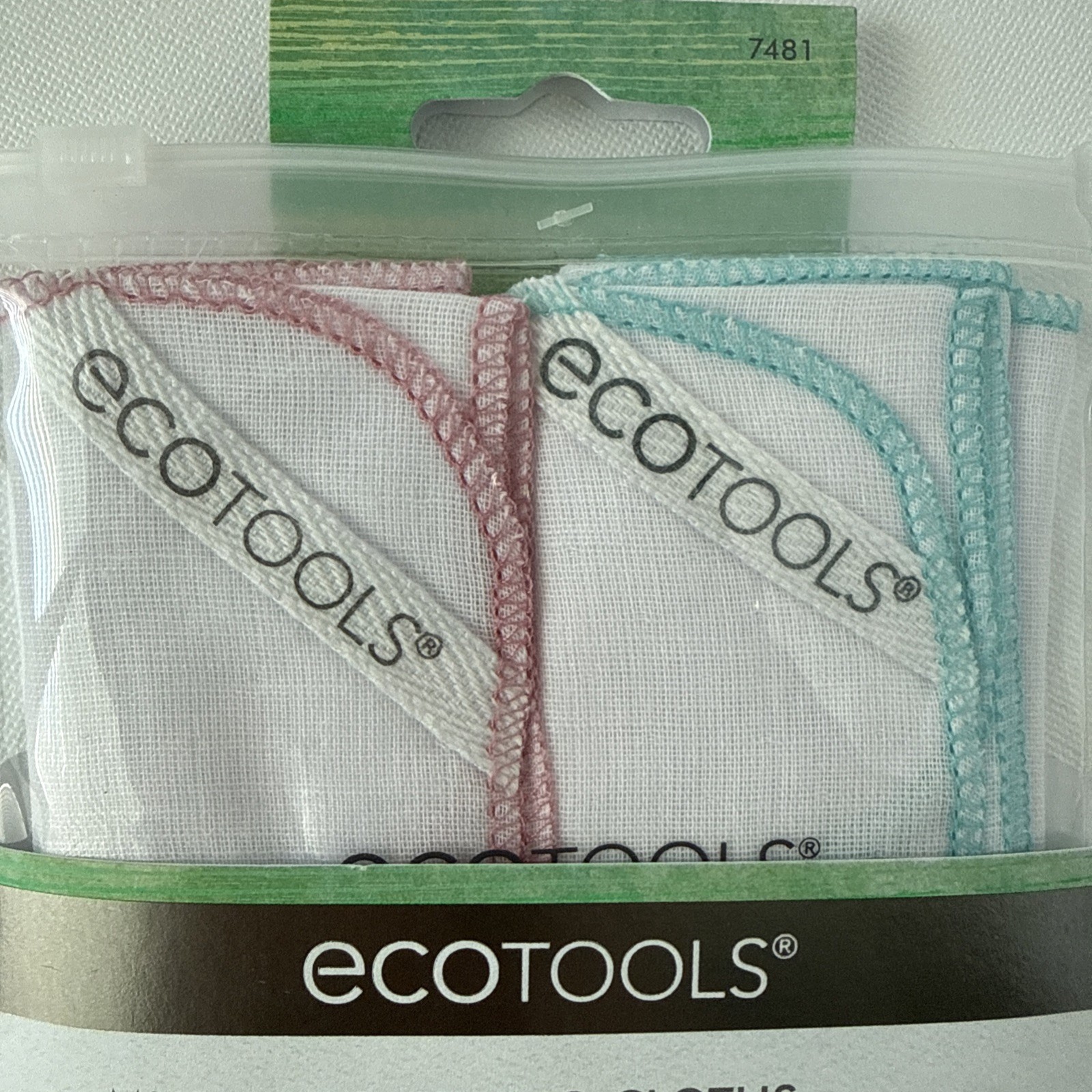 Ecotools Muslin Polishing Face Cloths Beauty Organic Cotton Remove Makeup