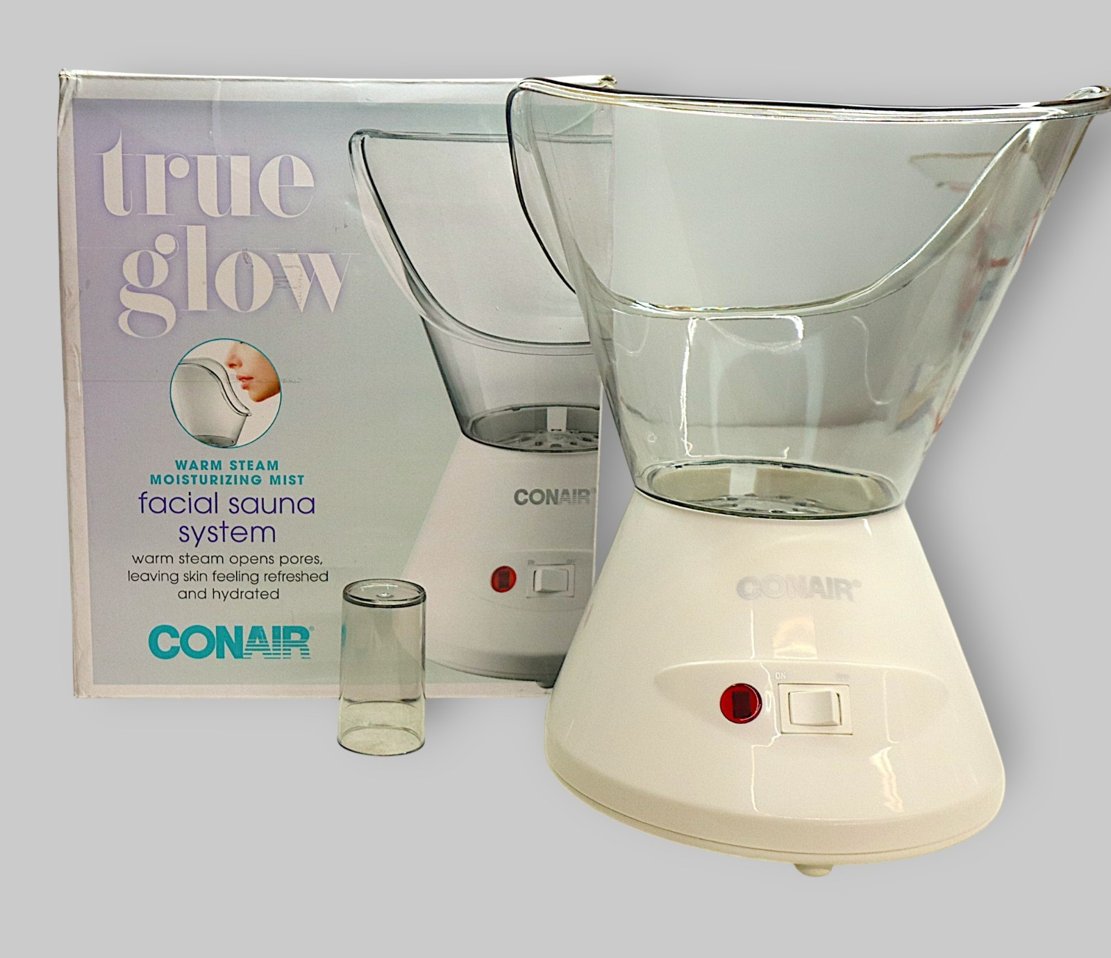 Conair True Glow Warm Steam Facial Sauna Steamer Moisturizing Mist