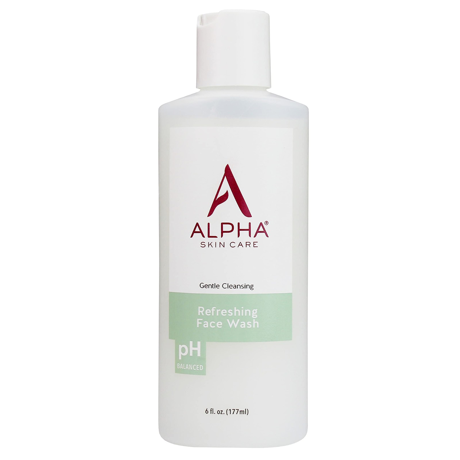 Alpha Skin Care Refreshing Face Wash, Gentle 6 Fl Oz (Pack of 1), White