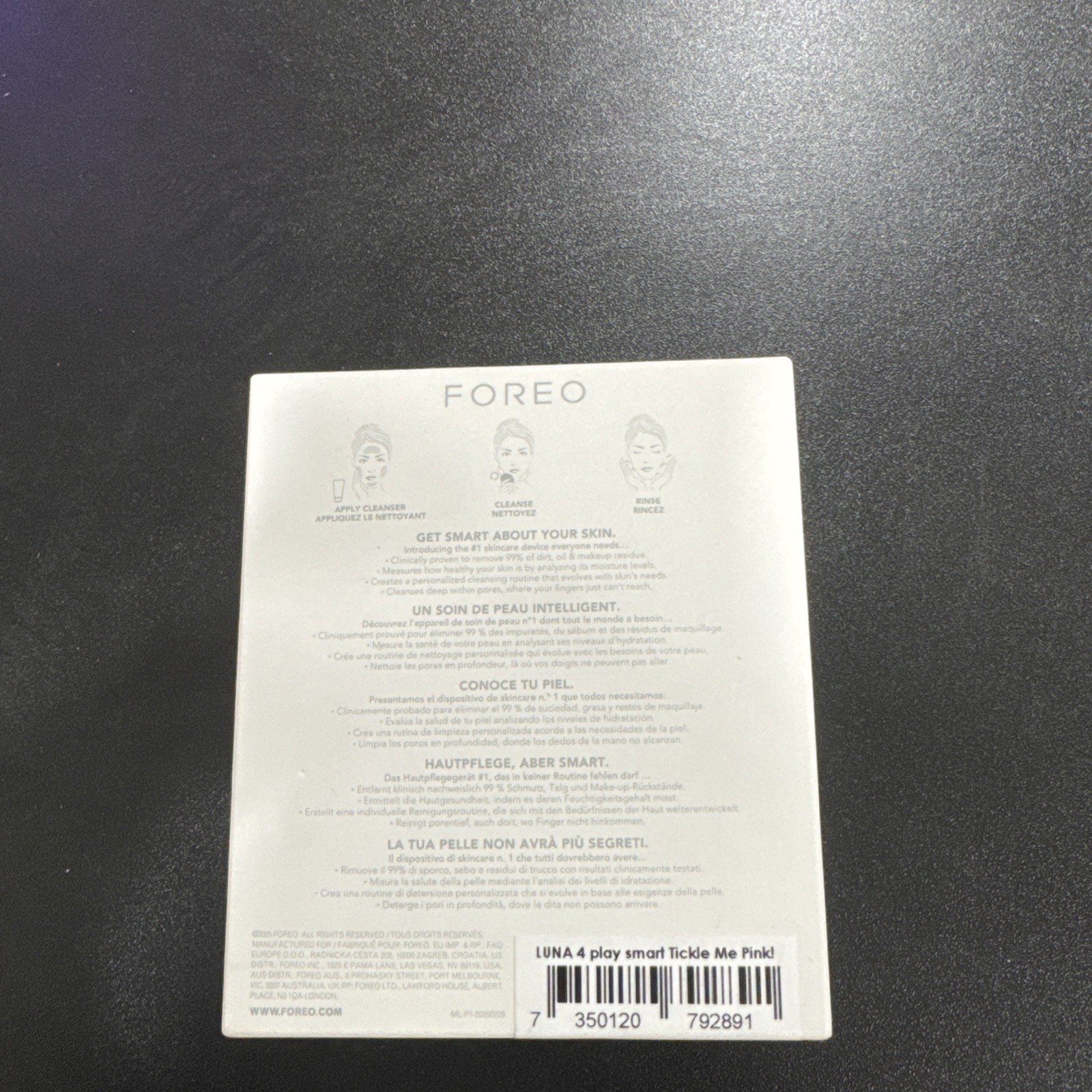 Foreo Luna 4 Play Smart Soft Pink New In Box Per Order Single Sealed