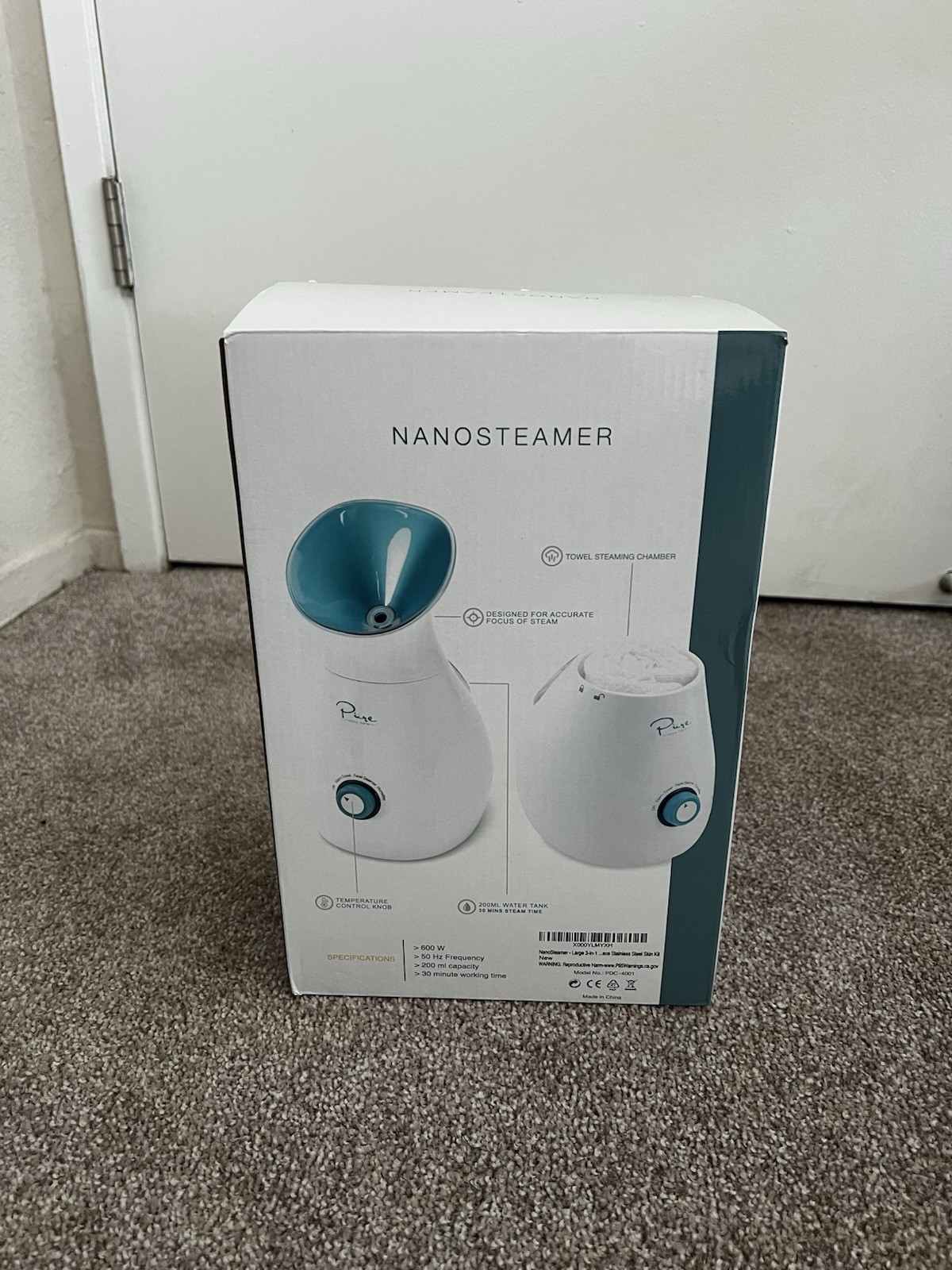 Pure Daily Care NanoSteamer Large 3-in-1 Nano Ionic Facial Steamer