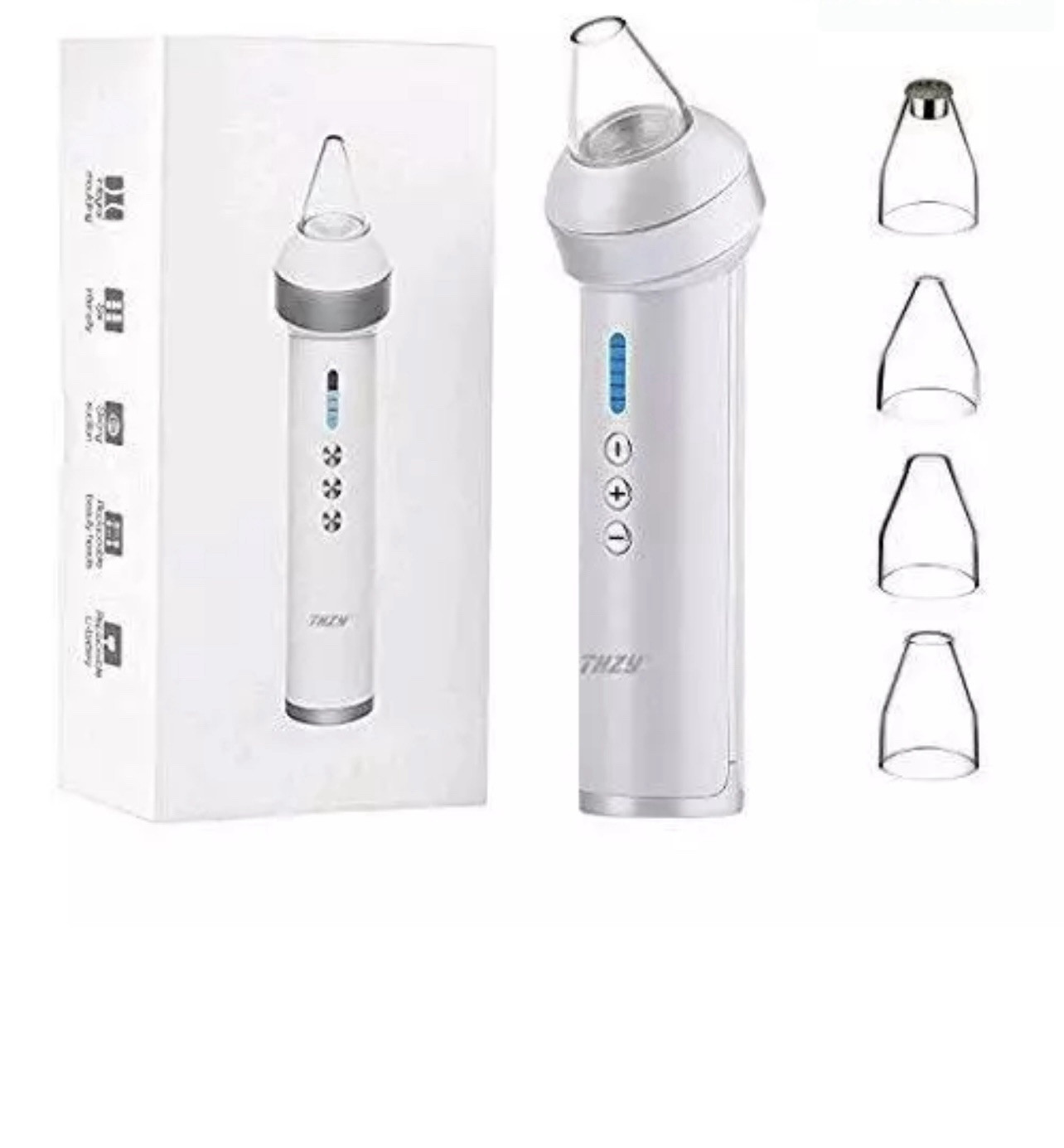 Thzy Blackhead Remover Rechargeable Electric Facial Pore Cleanser Suction Device