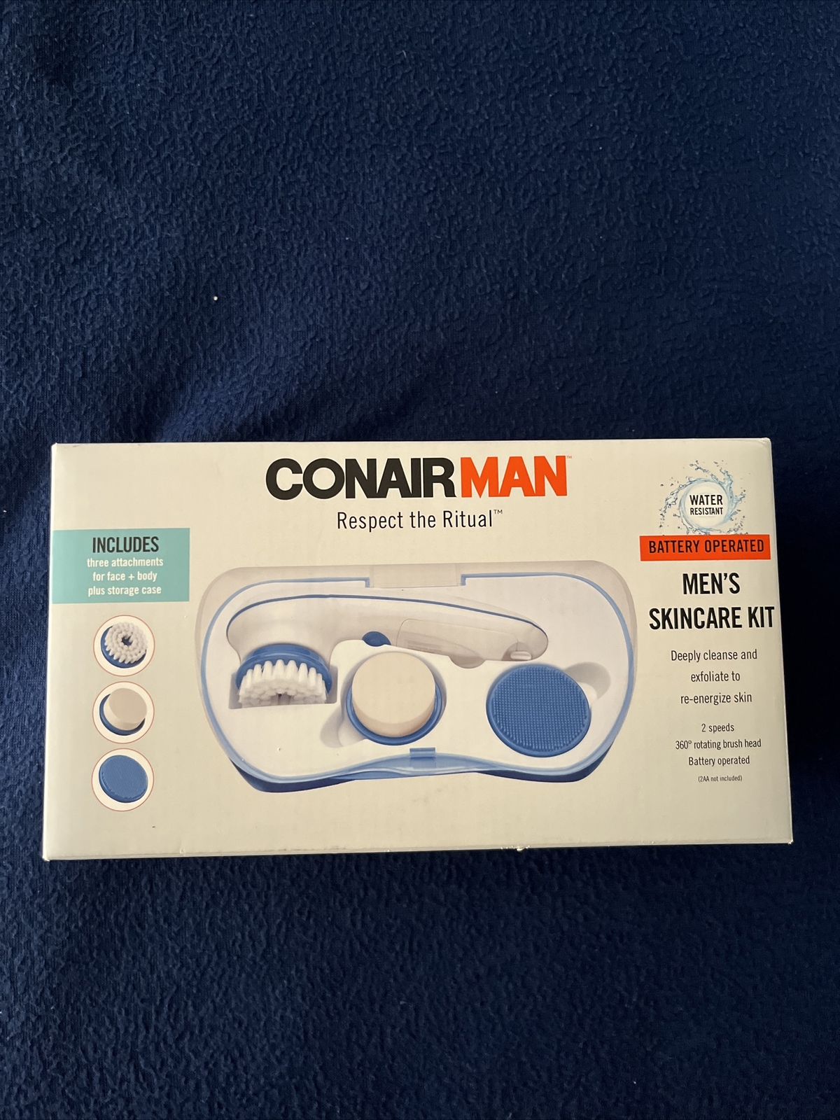 Conair Man Battery Operated Men’s Skincare Kit New