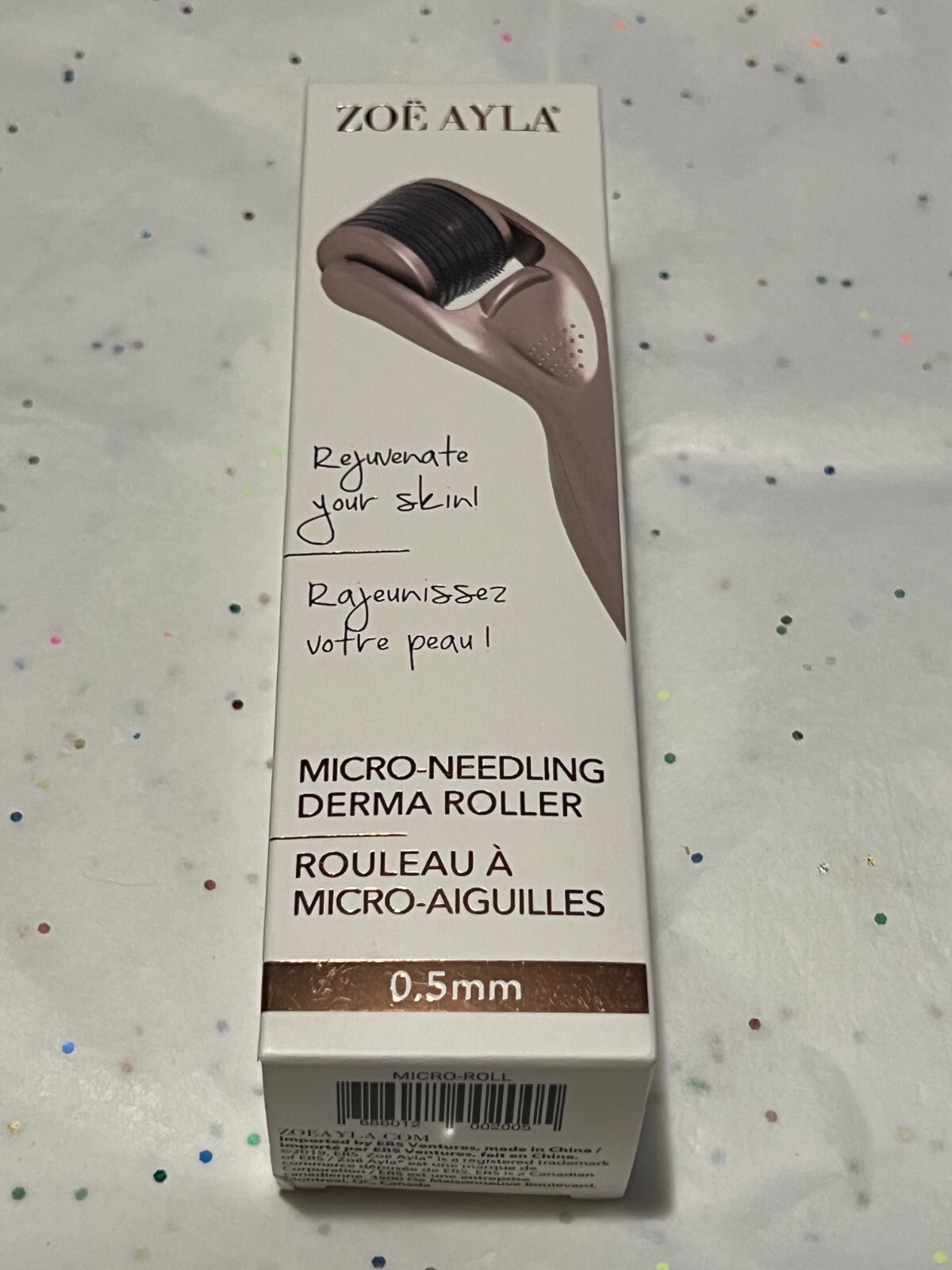 ZOE AYLA Micro Needling Derma Roller 0.5mm NIB Rejuvenate Your Skin * NIB