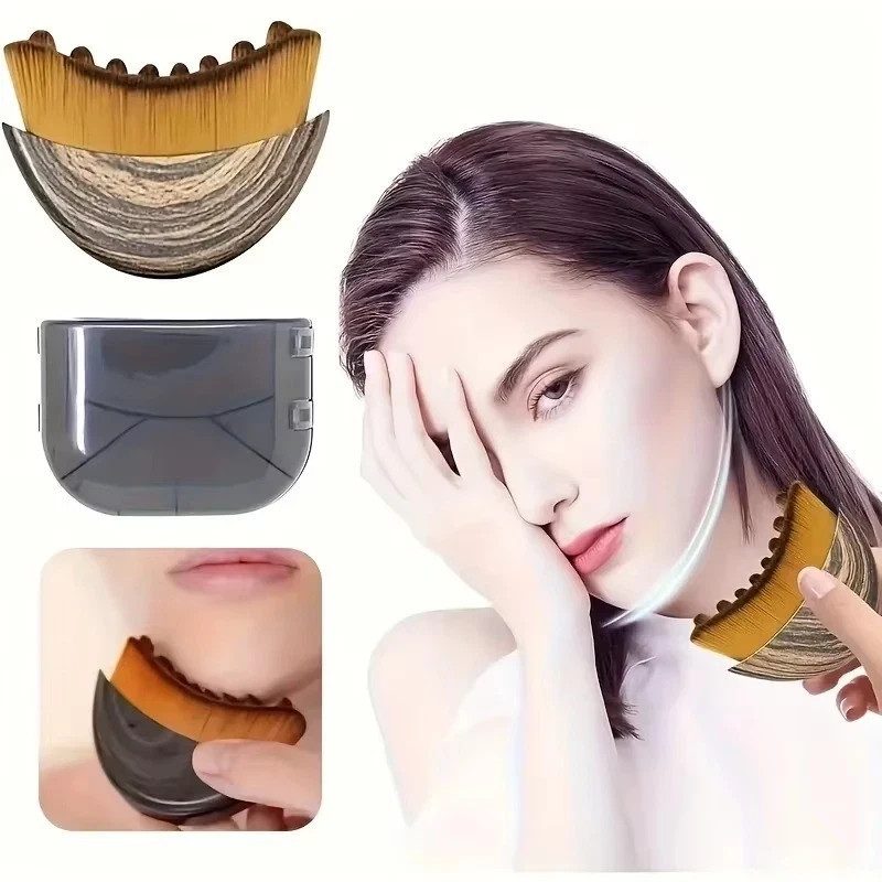 New Lymphatic Contour Face Brush, Dry Brushing Face Brush, Lymphatic DrainageNew