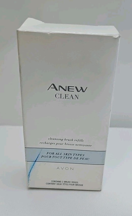 Avon Anew Clean Cleansing Brush Refills (2 Brush Refills inside) Brand New