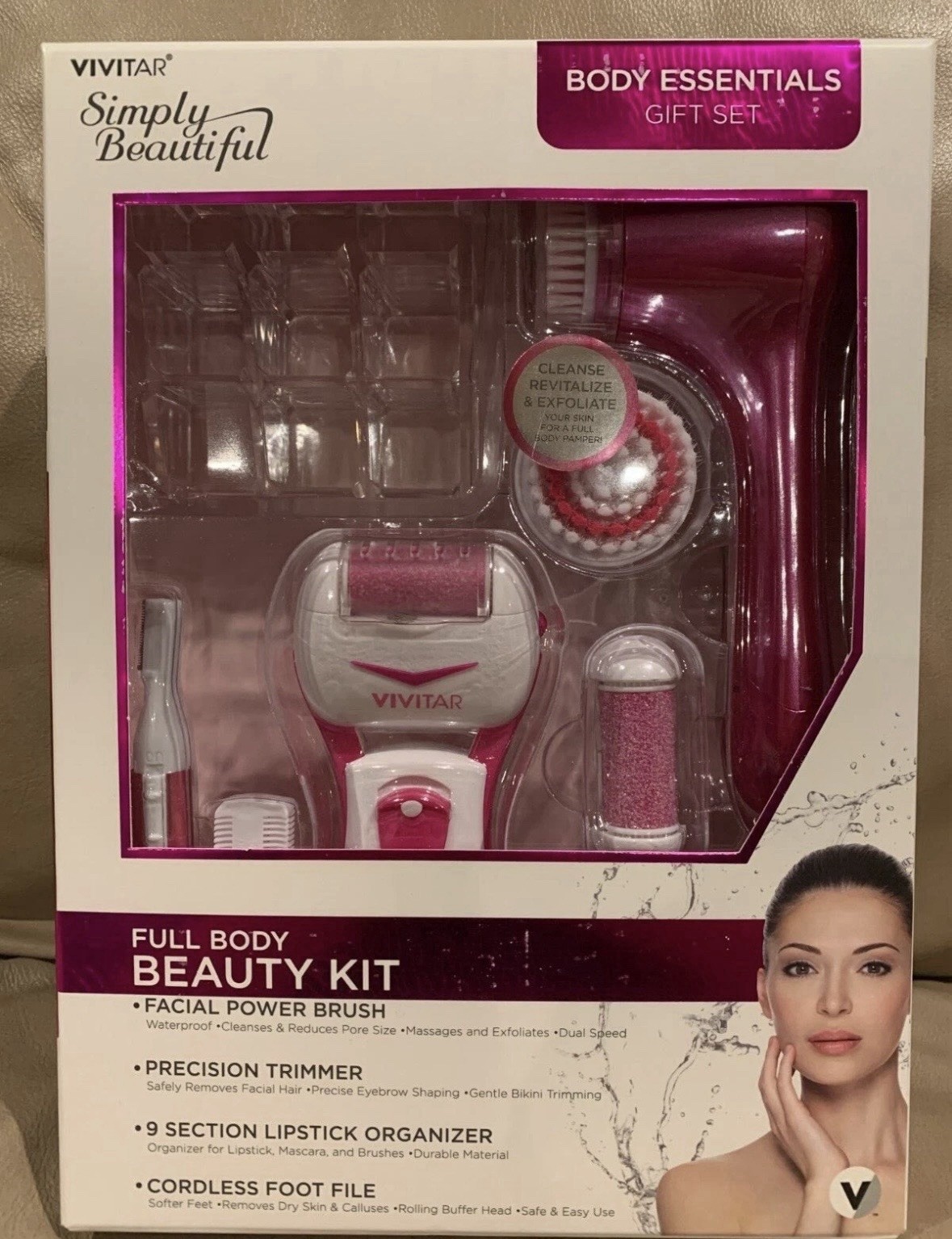 Francesca’s Vivitar Simply Beautiful Full Body Beauty Cleansing Kit NEW IN BOX