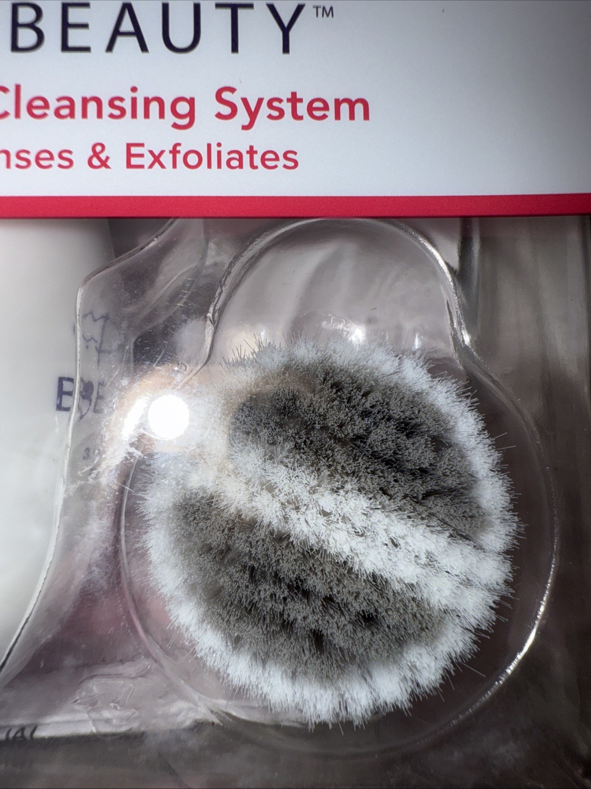 Plum Beauty Facial Cleansing System Brush Cleanses & Exfoliates NEW NIB BA