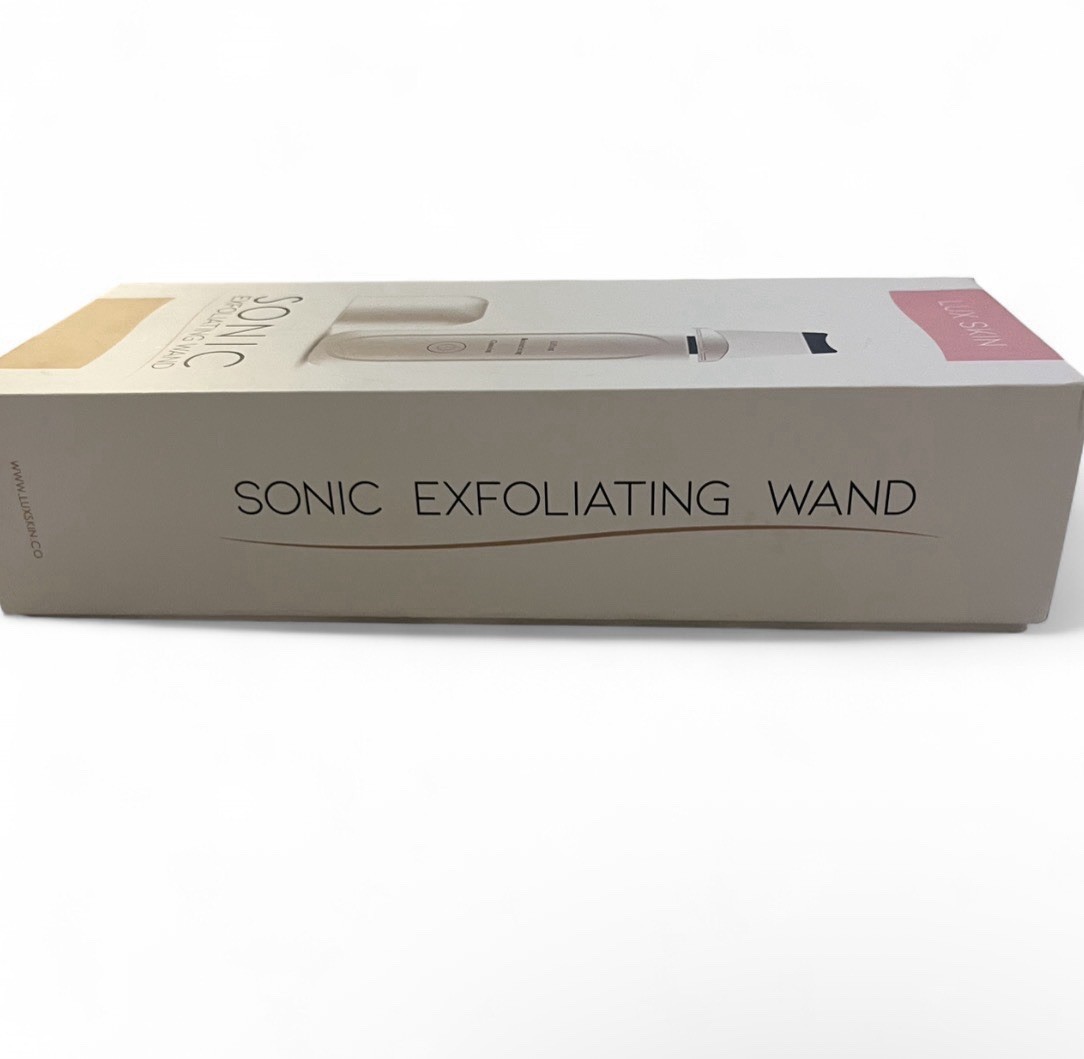 Lux Skin Sonic Exfoliating Wand Skin Facial Cleansing Device