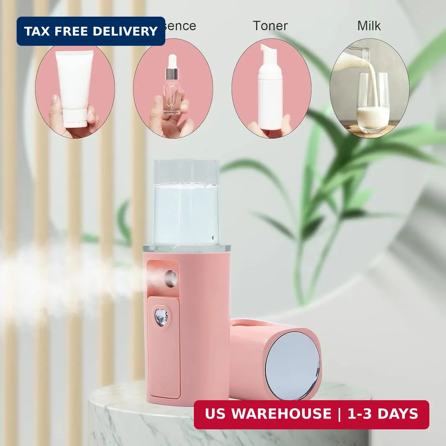Nano Facial Mister Portable Mini Face Mist Handy Sprayer Automatic Eyelash Exten