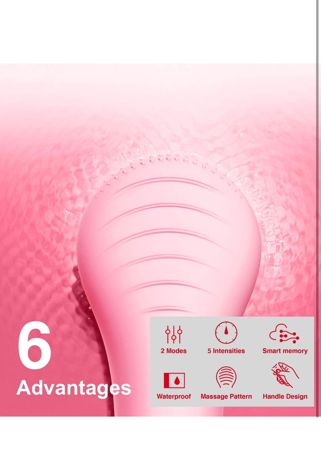 NågraCoola CLIE Sonic Facial Cleansing Brush Waterproof Electric Face Cleansi…