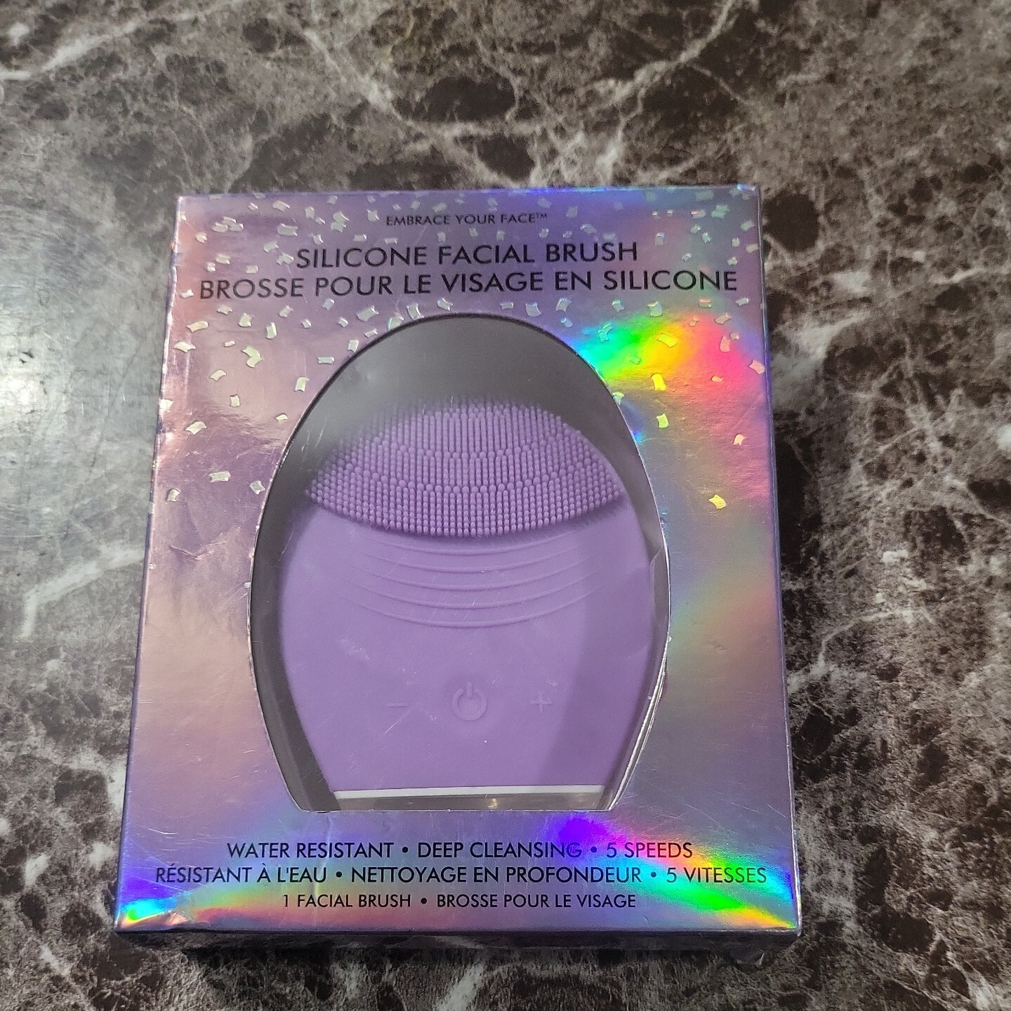 Embrace Your Face Silicone Electric Facial Brush – 5 speeds- Remove blemishes