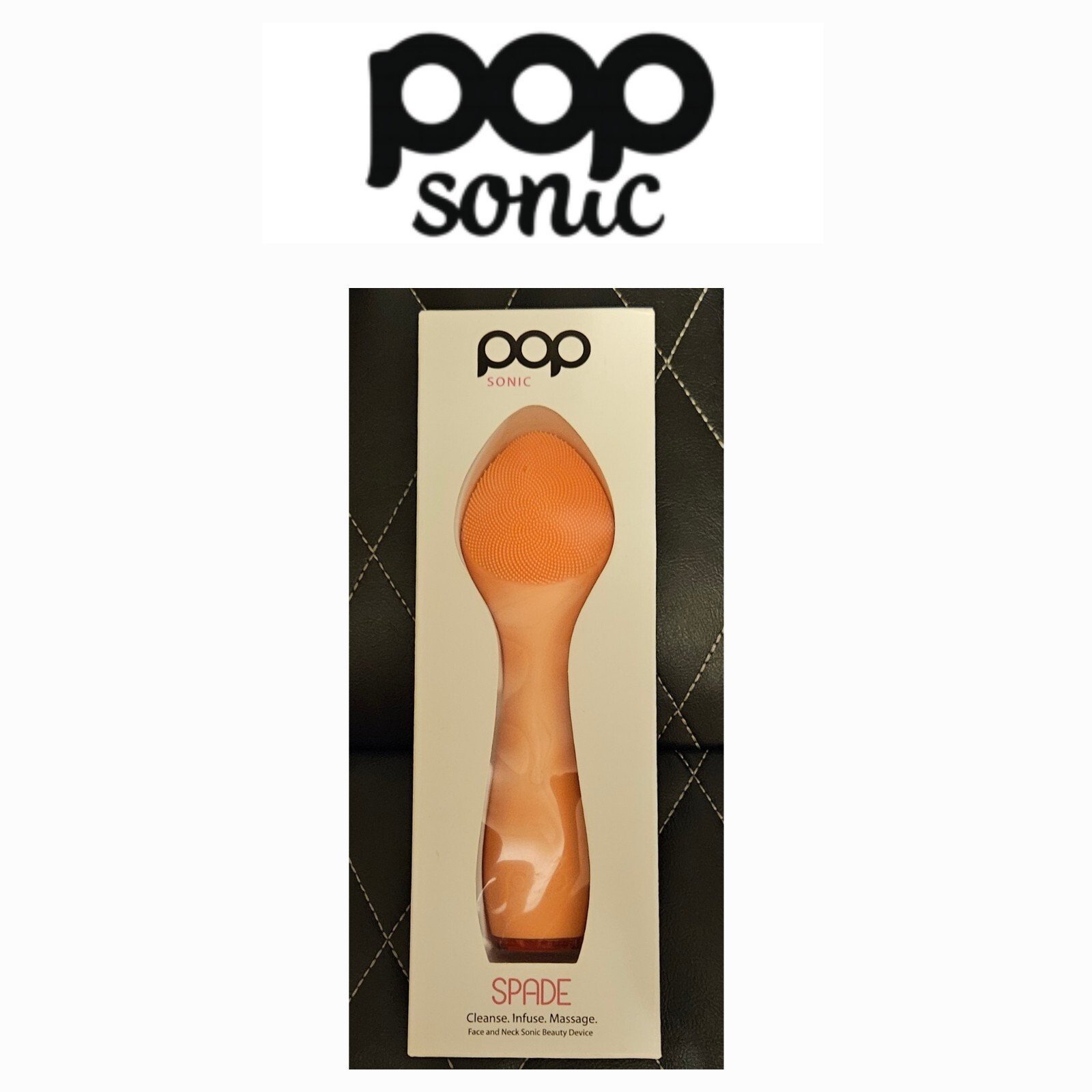 🔥Pop Sonic Spade Face & Neck Beauty Device, Cleanse. Infuse. Massage!✨Brand New