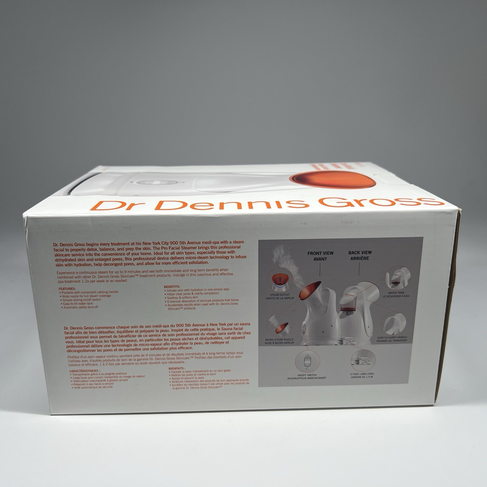 Dr. Dennis Gross Pro Facial Steamer Hydrate & Purify Open Box Unused New