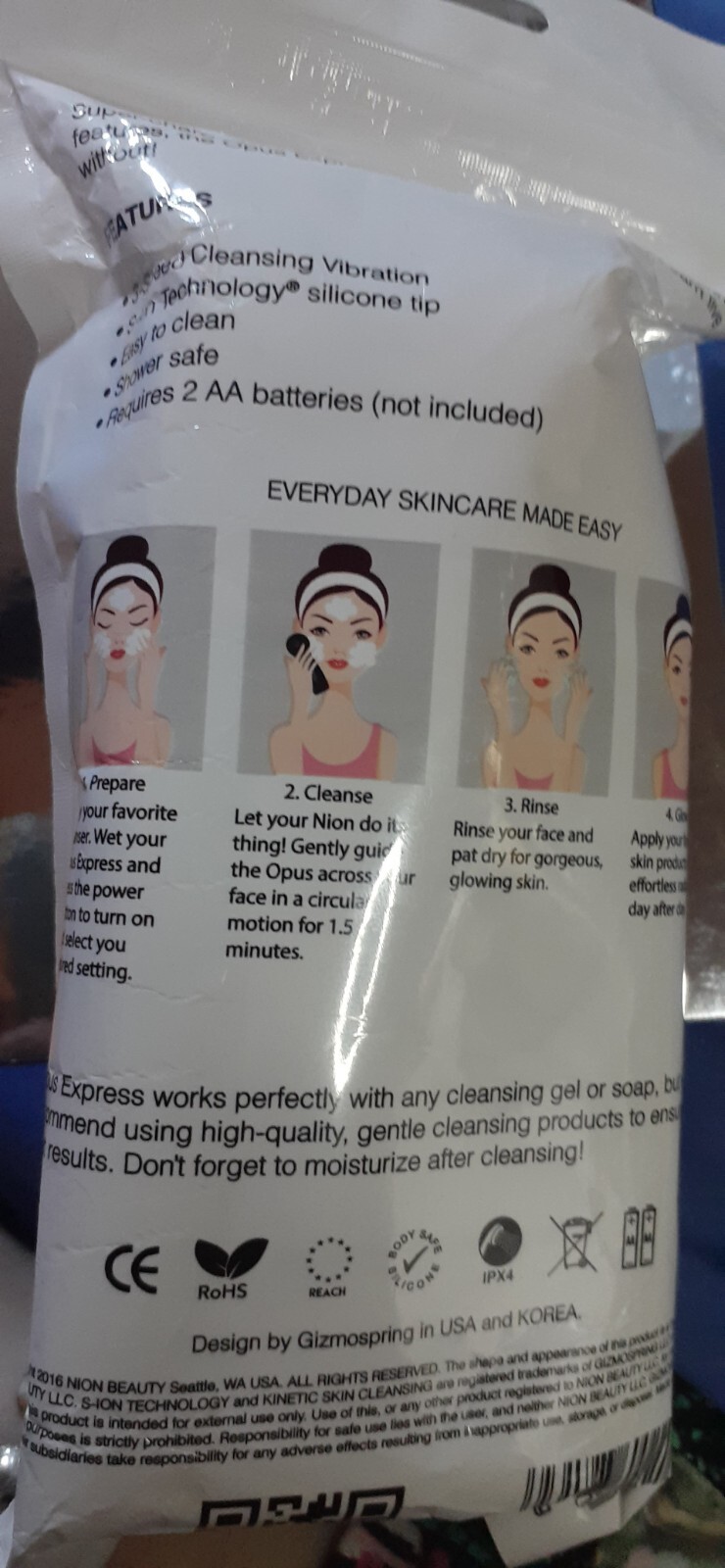 NION BEAUTY ✰OPUS EXPRESS✰ [PINK] Facial Device *New