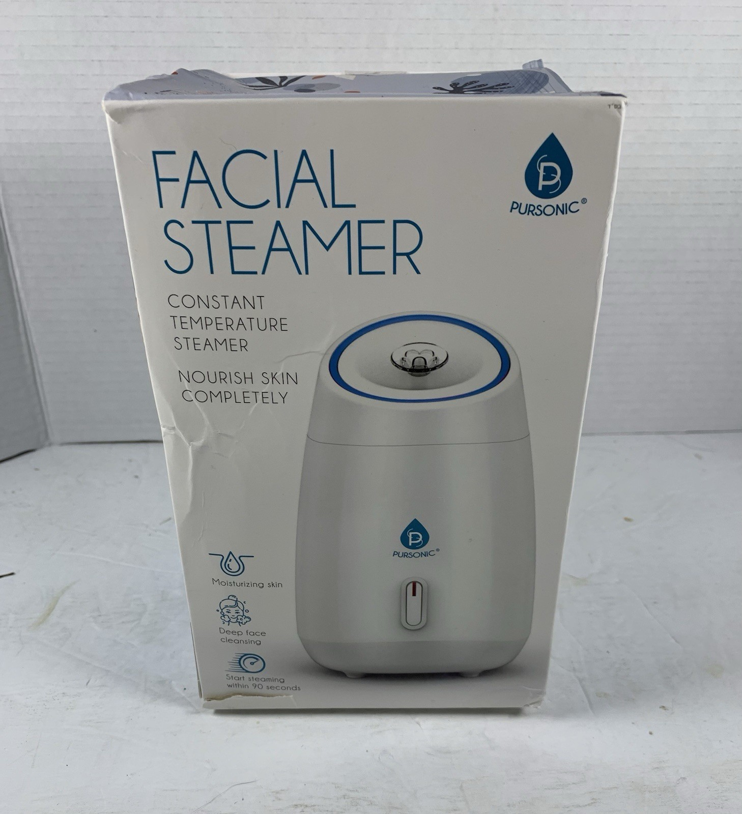 Pursonic Facial Steamer Moisturizer Anti-Acne Skin Clean, Refresh & Nourish NEW