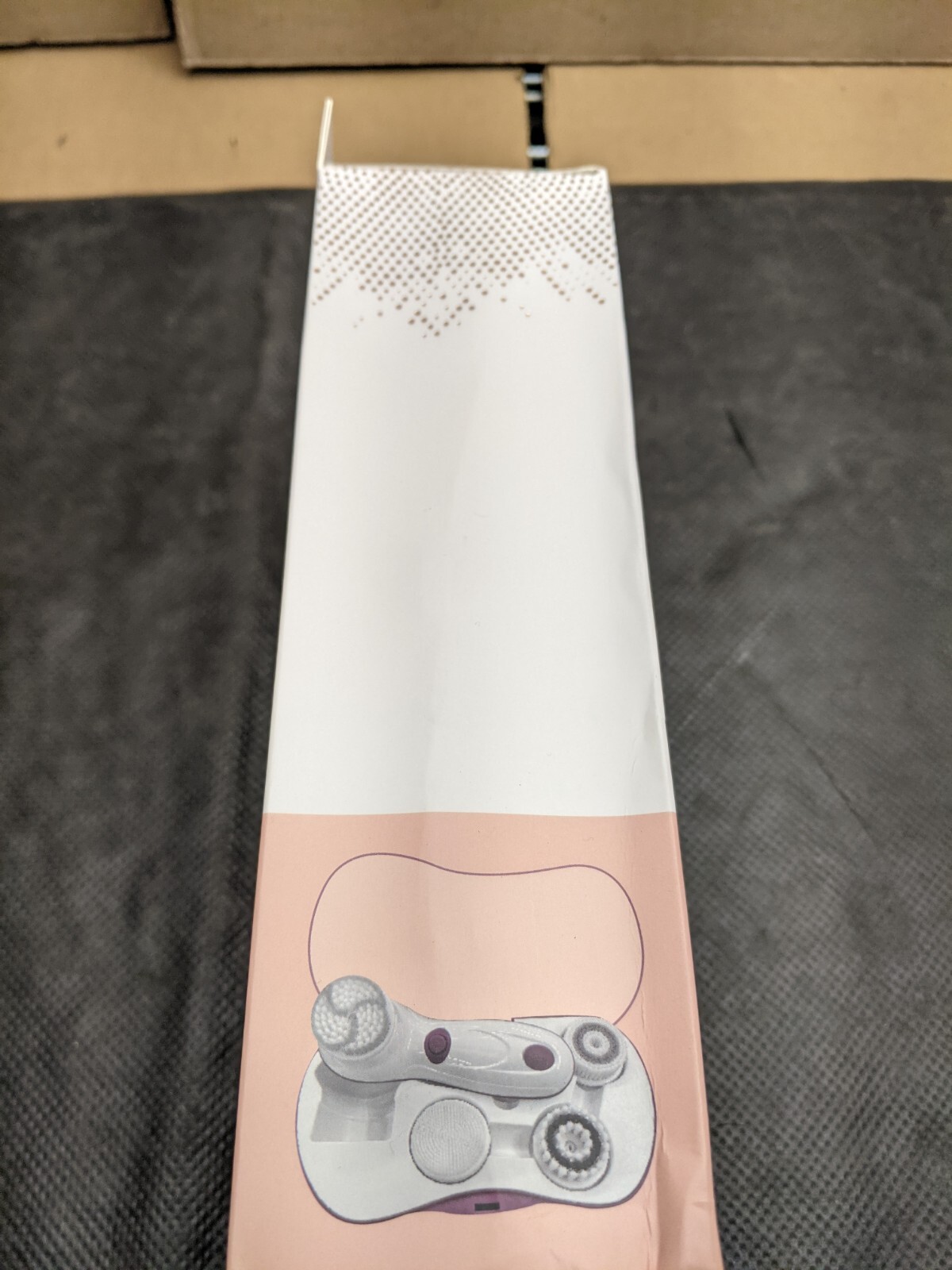 Glossmetics Luxe 4 in 1 Sonic Facial Cleansing & Exfoliating Device Purple