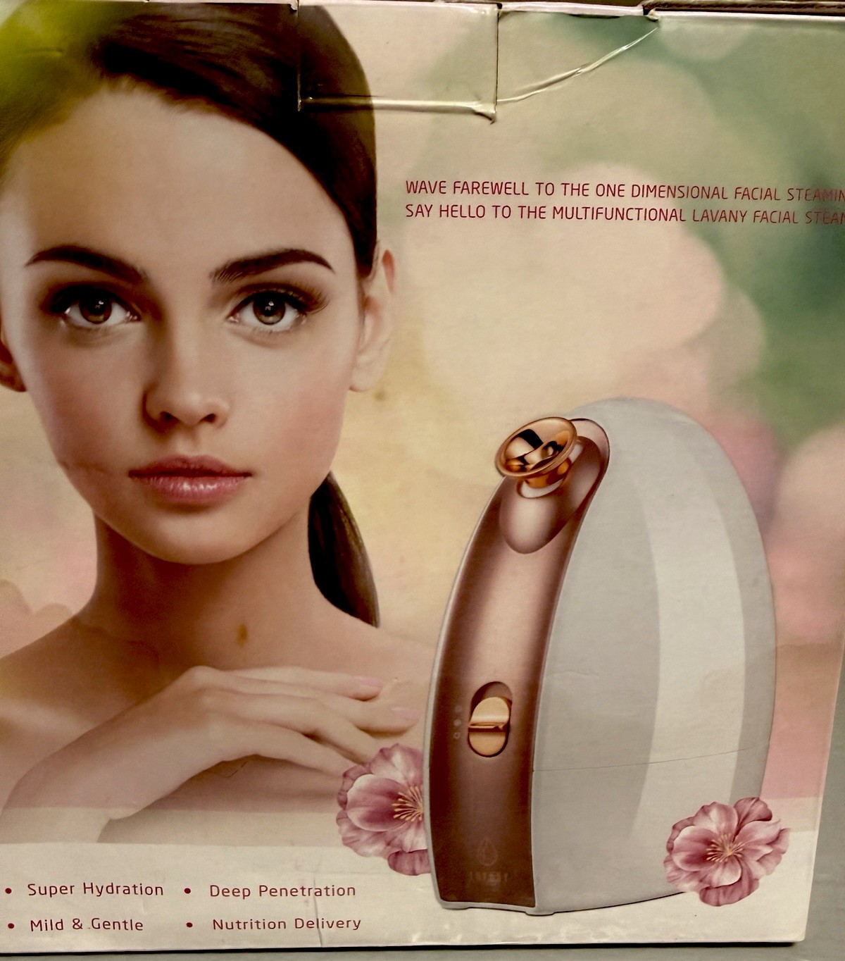 Lavany Hot & Cold Facial Steamer Nano Ionic Aromatherapy Spa 320W NEW Open Box
