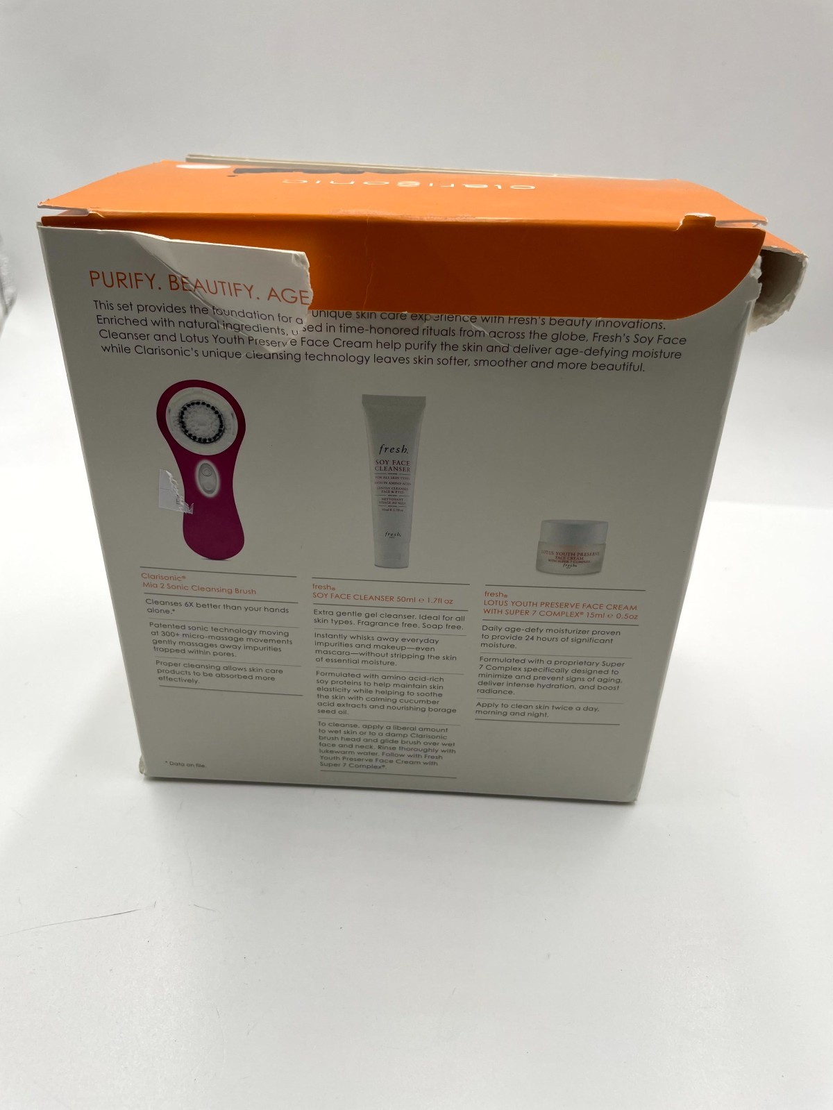 Clarisonic Mia 2 Sonic Facial Cleansing System Pink 2-Speeds for All Skin Types