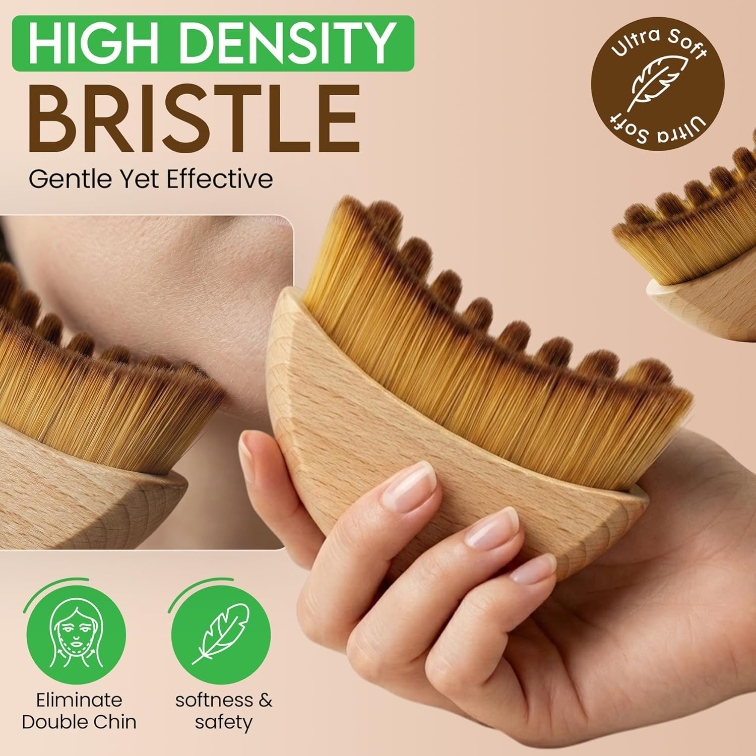Premium Lymphatic Contour Face Brush for Sculpting – Lymphatic Drainage Massager