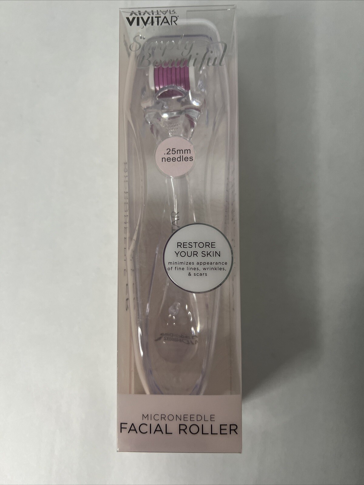 Brand new in box. Micro Needle Facial Roller by VIVITAR (.25mm needles)