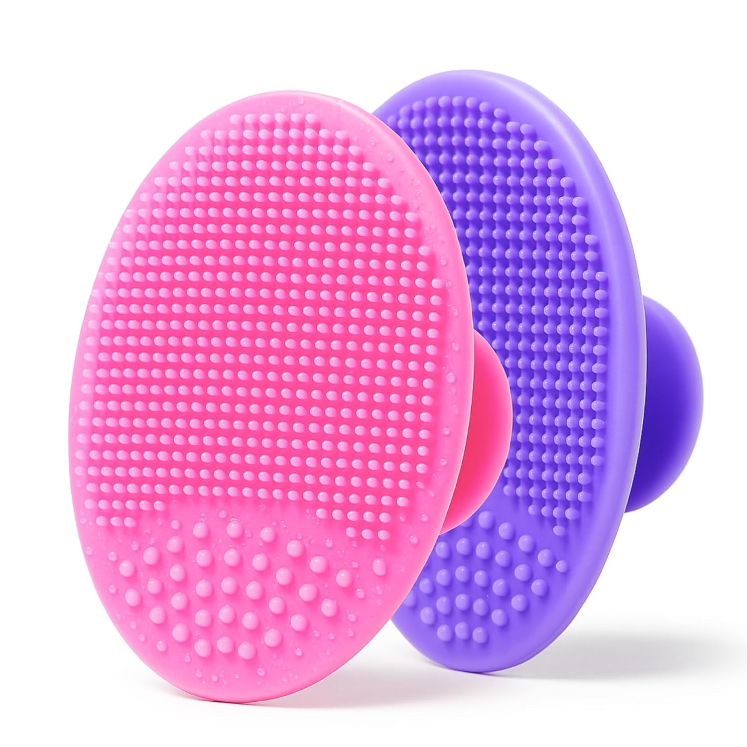 3pc Random Plum Beauty Silicone Face Scrubber and Facial Cleansing Brush