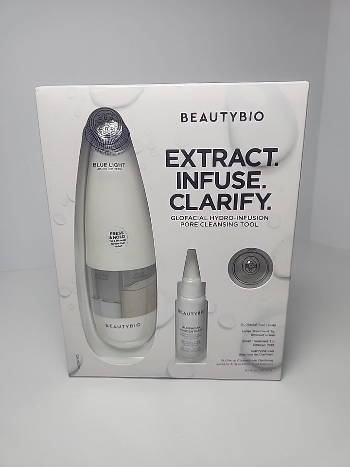 Open Box BeautyBio GLOfacial Pore Cleansing Tool – Deep Pore Cleansing