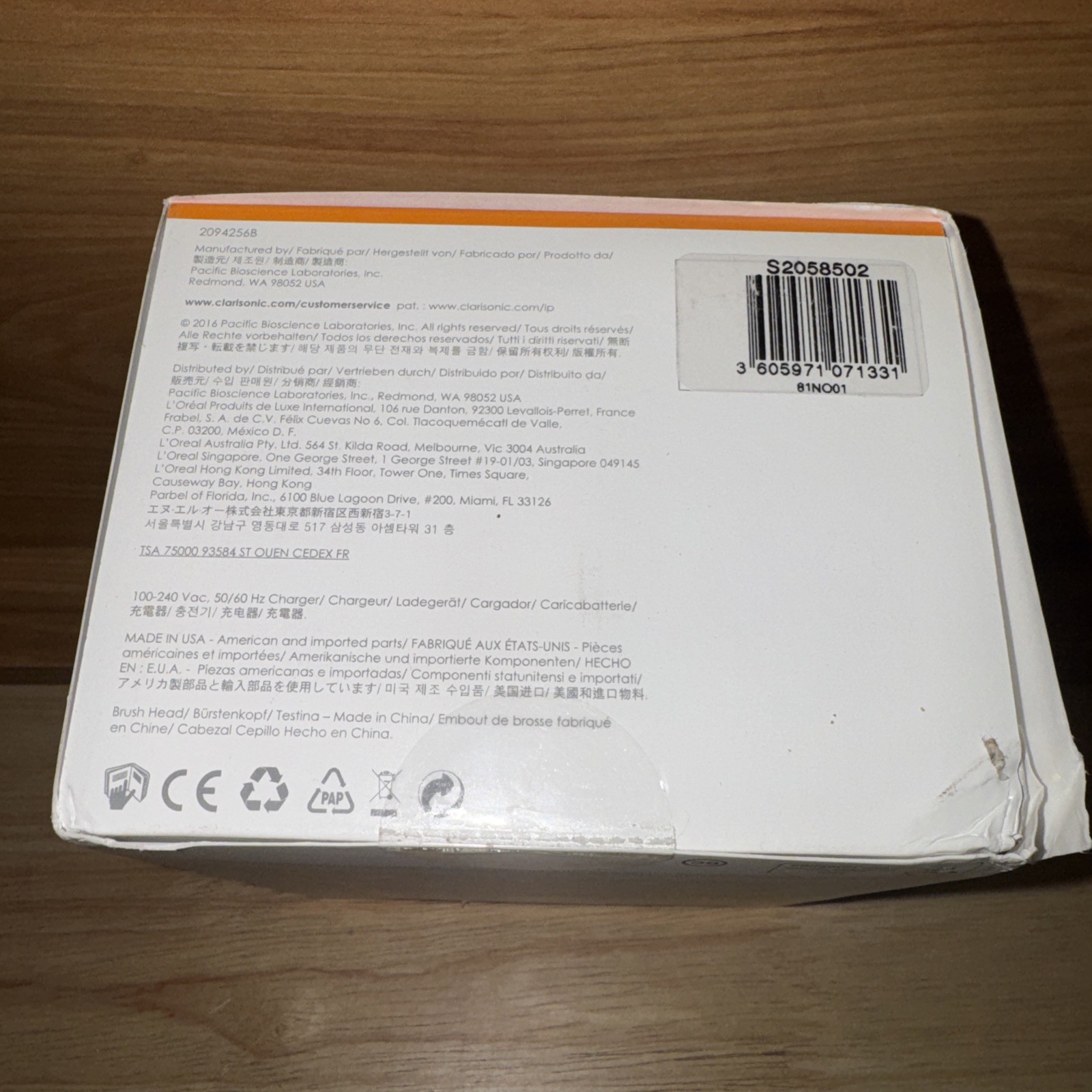 Clarisonic Mia Fit Skin Cleaning Face Brush Compact Lightweight