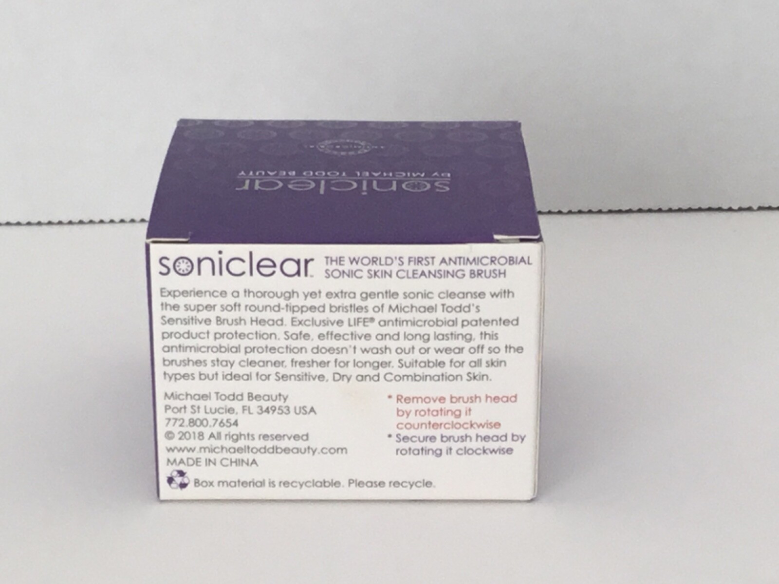 Michael Todd Beauty Soniclear Sensitive Replacement Brush Head Petite & Elite