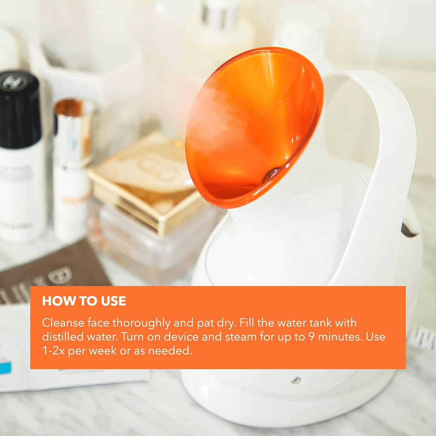 Dr. Dennis Gross Pro Facial Steamer for Facial Deep Cleaning: Infuse Skin with H