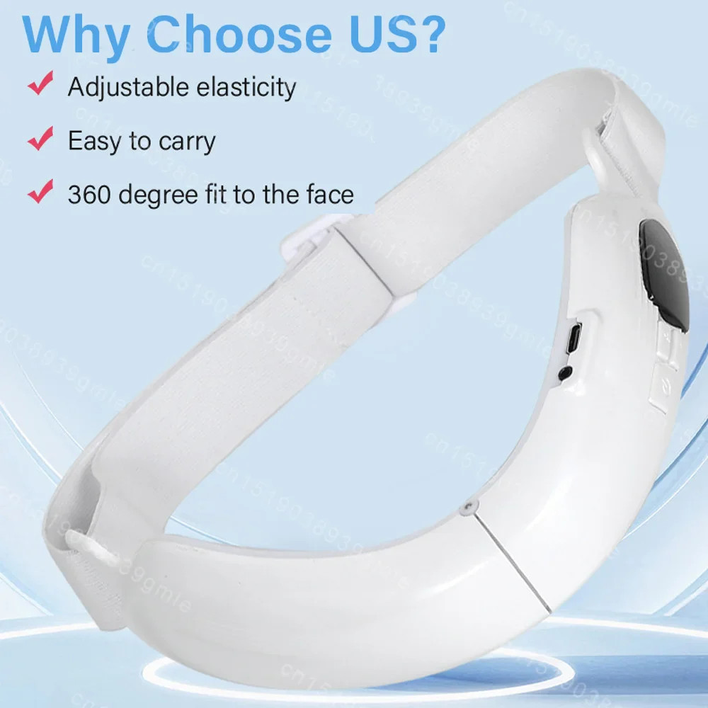 White 4 in 1 Massager for Face, Facial Sculpting Device for Double Chin, Reduces