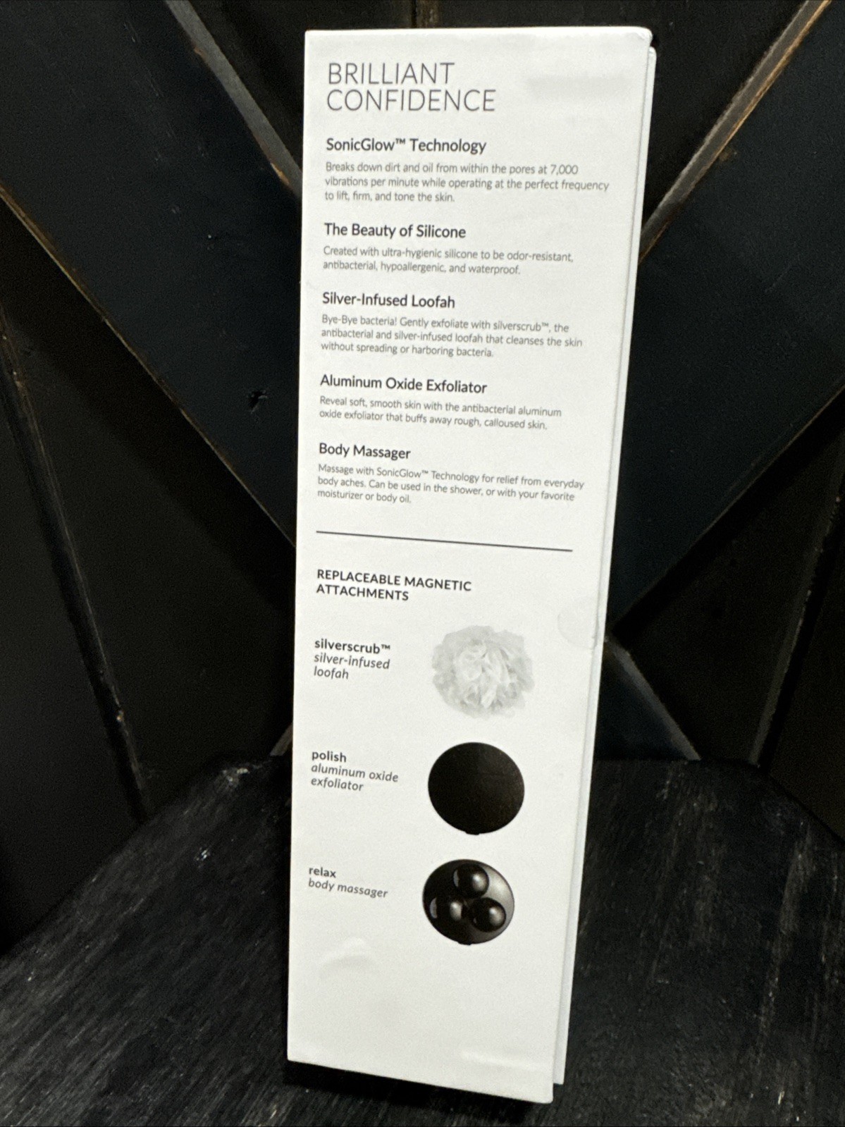 PMD CLEAN BODY Smart Body Cleansing Device in Black – NEW IN BOX
