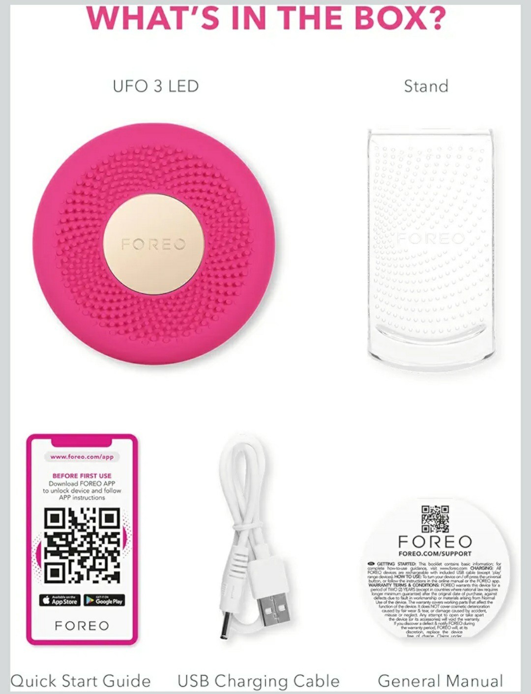 FOREO UFO 3 LED Face Moisturizing Mask Skincare APP CONNECTED Fast Ship✅✅