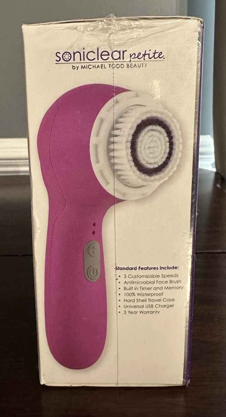 MICHAEL TODD BEAUTY SONICLEAR PETITE SKIN CLEANSING FACE/NECK/DÉCOLLETAGE NEW
