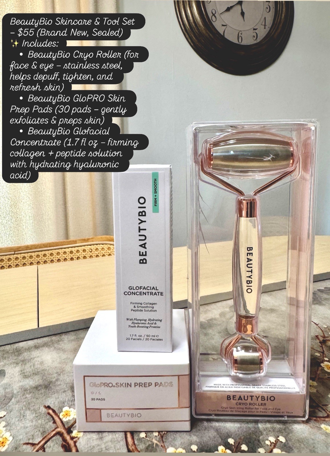BeautyBio Skincare and Tool Set