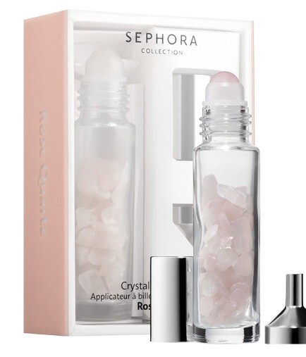 SEPHORA COLLECTION Crystal Serum Roller •ROSE QUARTZ• Limited Edition•SOLD OUT