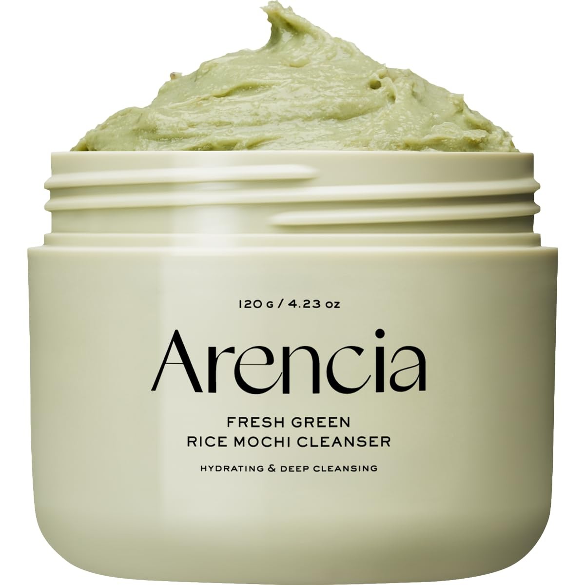 Arencia Korean Rice Mochi Face Cleanser – 4.23 Ounce (Pack of 1), Green