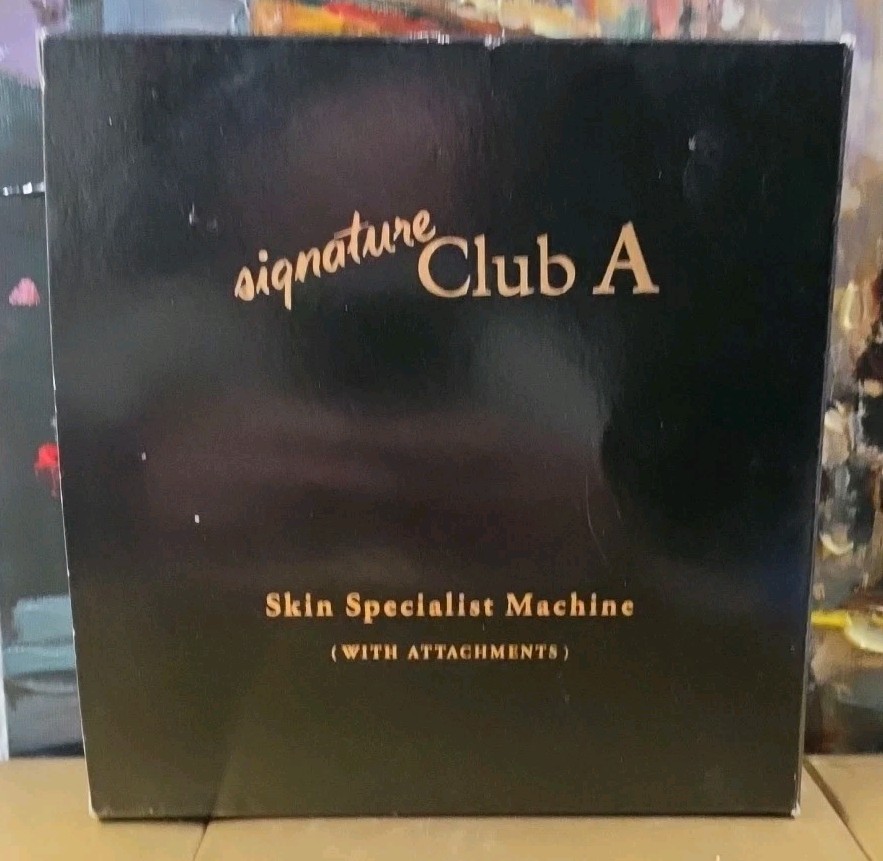Signature Club A Skin Specialist Machine Handheld Wand Face Exfoliator Vintage