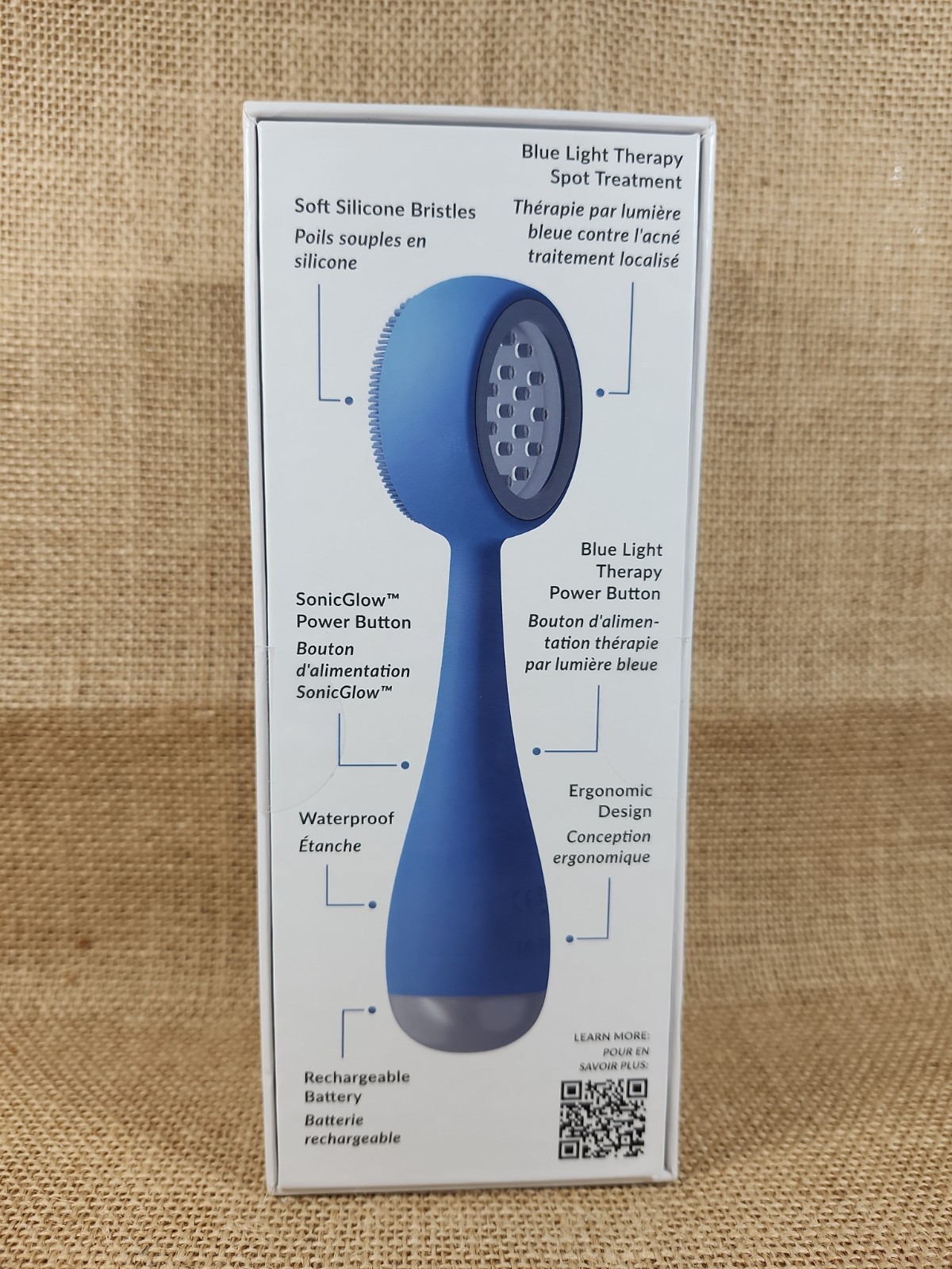 PMD Clean Acne Blue Light Therapy Led Vibration Rechargeable Smart Facial Skin